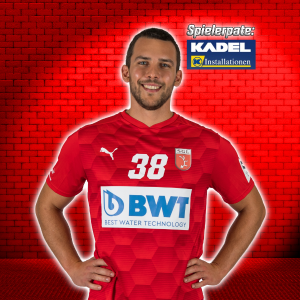 Kevin Bitz, Rückraumspieler der SG Leutershausen